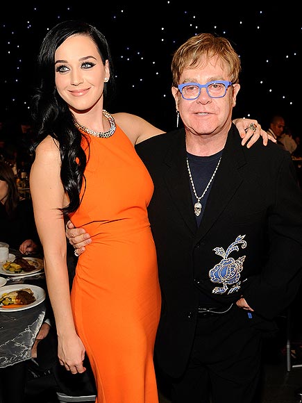HANGING AROUND photo | Elton John, Katy Perry