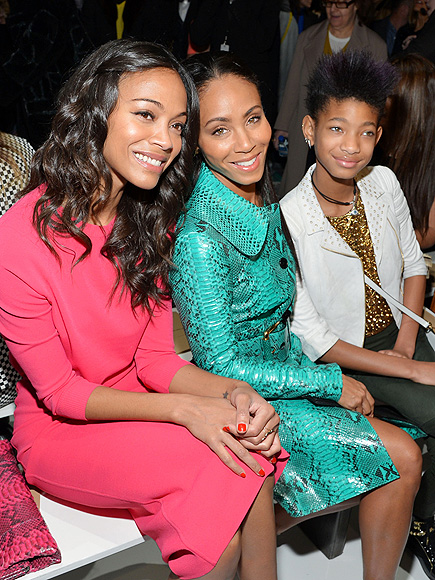 TRENDY TRIO photo | Jada Pinkett Smith, Willow Smith, Zoe Saldana