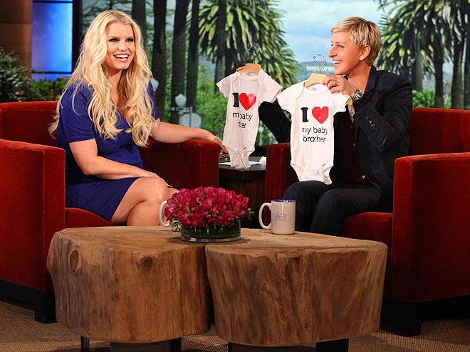 Jessica Simpson Pregnant Ellen DeGeneres