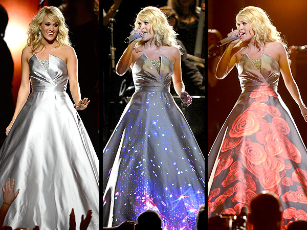 Carrie Underwood Light-Up Grammy Gown