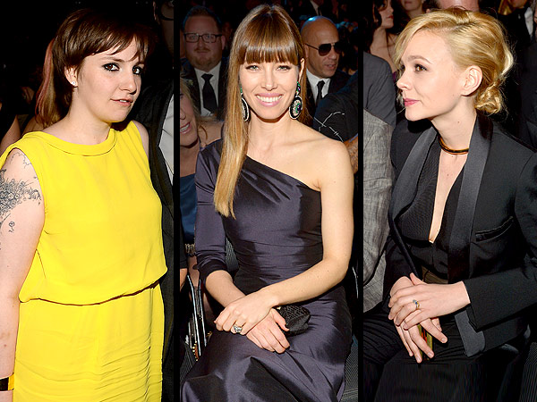 Jessica Biel, Lena Dunham, Carey Mulligan Grammys dates