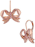 Betsey Johnson bow earrings