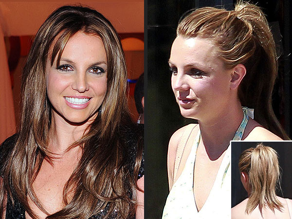 Britney Spears hair color