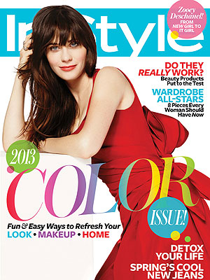 Zooey Deschanel InStyle