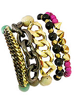 MaliBeads bracelet stack