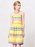 Anthropologie ribbon dress