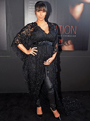 Kim Kardashian maternity style