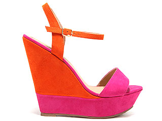 Forever 21 colorblock wedges