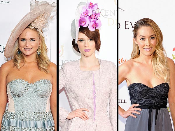 Celebrity derby hats