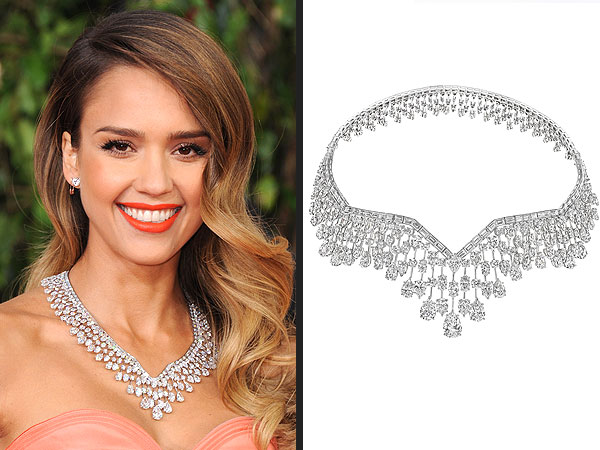 Harry Winston Jessica Alba diamond