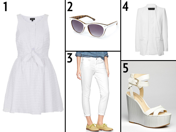 White Wardrobe for Summer