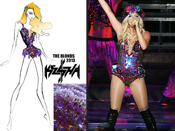 Kesha the Blonds costumes