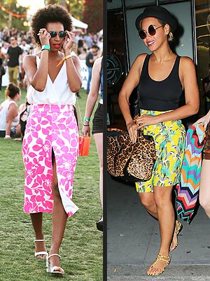 Beyonce and Solange style
