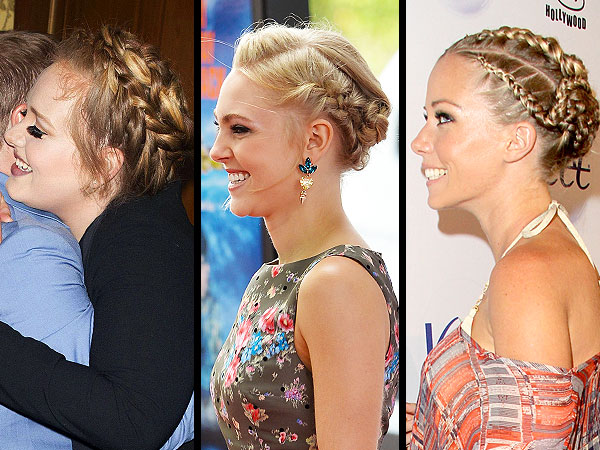 Celebrity braid hairstyles