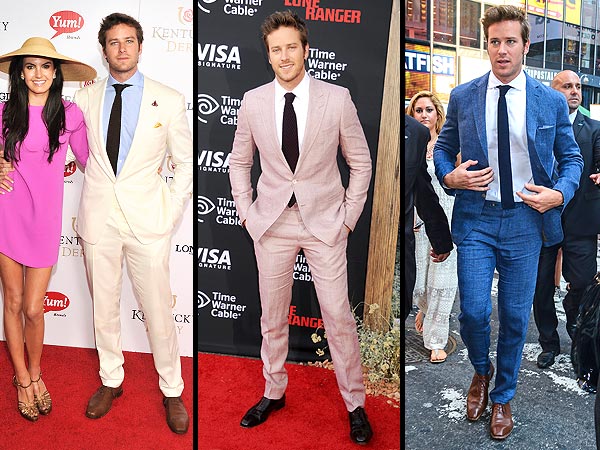 Armie Hammer suits