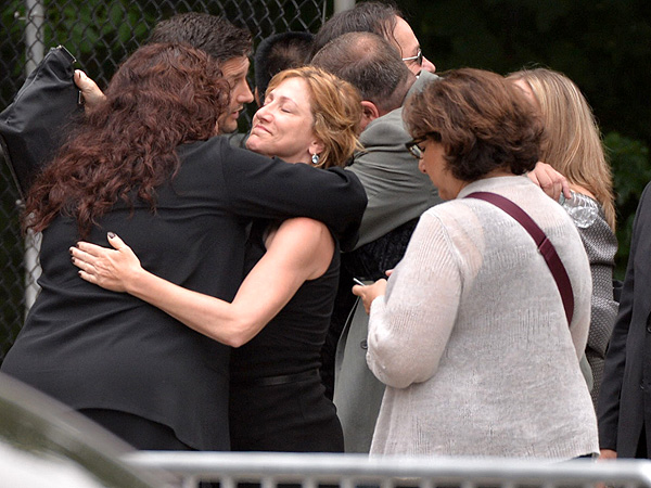 James Gandolfini's Funeral: Sopranos Costars Say Goodbye| Death, The Sopranos, David Chase, Edie Falco, James Gandolfini, Lorraine Bracco