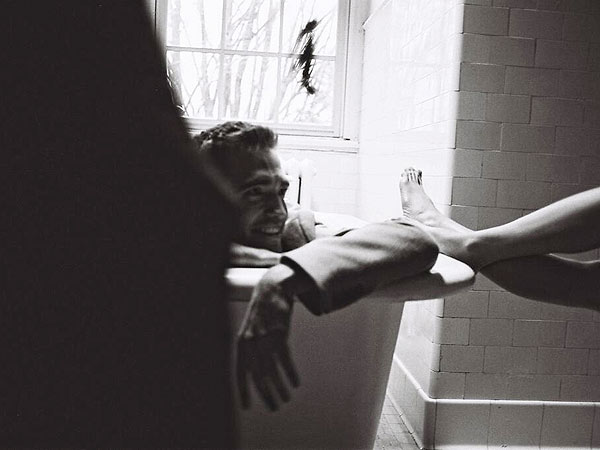 Rob Pattinson Dior Bathtub