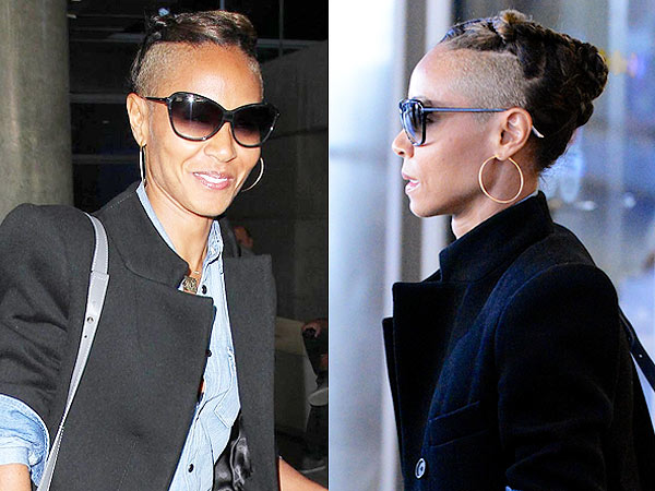 Jada Pinkett Smith shaved head