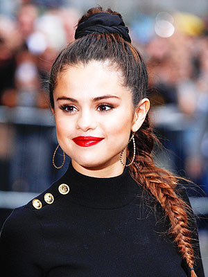 Selena Gomez braid