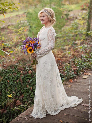 Kelly Clarkson wedding gown