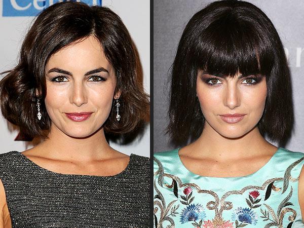 Camilla Belle bangs