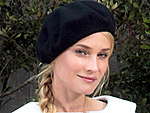Paris Couture Week: Beret-ving the Elements | Diane Kruger