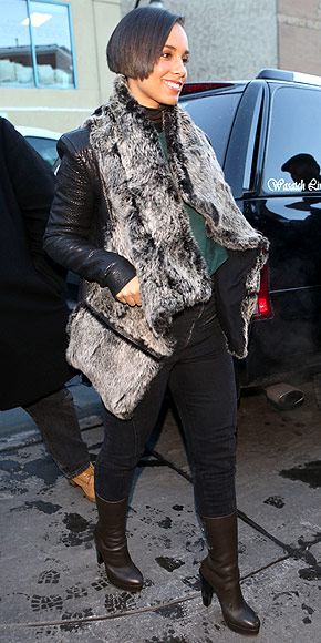 ALICIA KEYS: <br />AN ICY DAY AT SUNDANCE