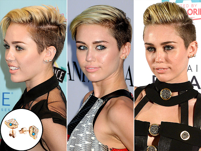 I Really Love My: Miley's Snake Studs and More!
