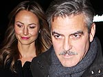 George Clooney and Stacy Keibler Reunite in Berlin