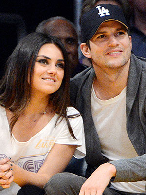 Ashton Kutcher Mila Kunis Welcome Daughter