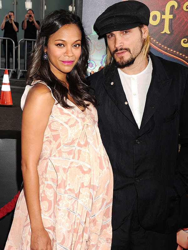 Zoe Saldana Pregnant Twin Boys