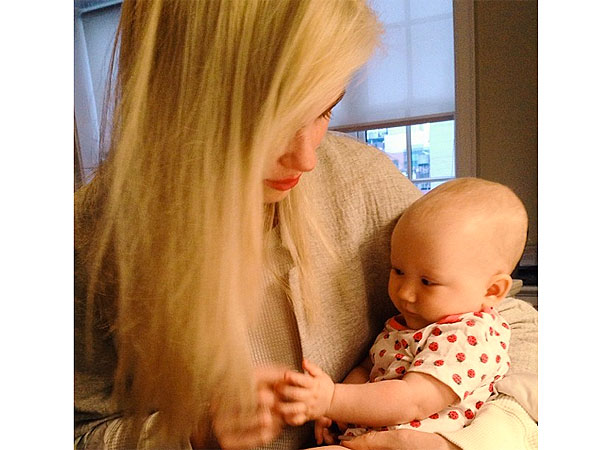 Ireland Baldwin Cuddles with Her Baby Half-Sister Carmen