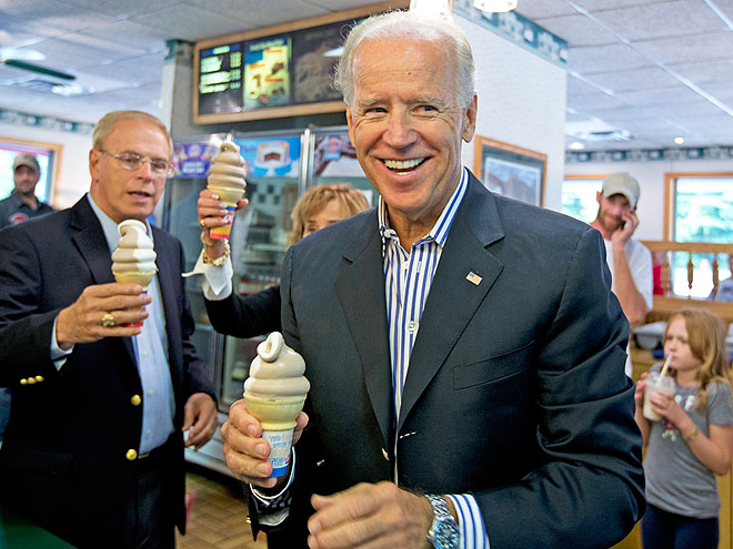 Joe Biden Eating Ice Cream: Photos : People.com