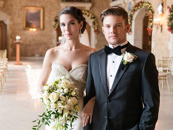 Christy Romano's Romantic Winter Wedding: See the Gorgeous Portrait| Wedding, Christy Romano