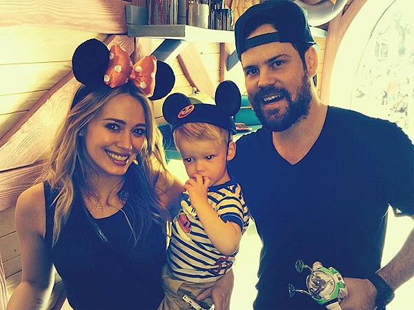 Hilary Duff Luca Disneyland