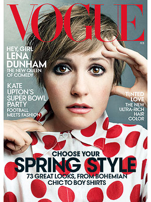 Lena Dunham Is Vogue's Latest Covergirl| HBO, Girls, Lena Dunham