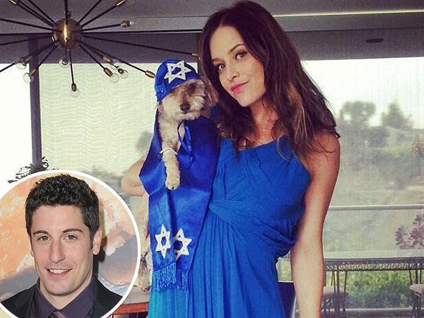 Jason Biggs and Jenny Mollen Have a 'Barkmitzvah' for Their Pup, Teets