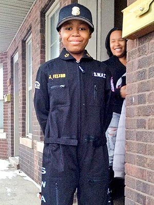 Detroit Boy with Cancer Becomes Police Chief for a Day