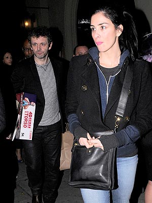 Sarah Silverman Is Stepping Out with Michael Sheen| Couples, Jimmy Kimmel, Kate Beckinsale, Michael Sheen, Sarah Silverman