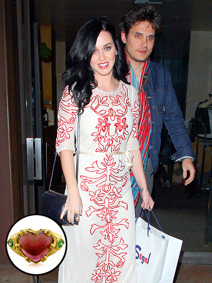 Katy Perry's Buzzy Ring Bling: Is She Engaged or Not?| Couples, Engagements, MTV Video Music Awards, Valentine's Day, John Mayer, Katy Perry