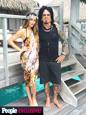 Nikki Sixx and Courtney Bingham Honeymoon in Bora Bora| Couples, Weddings, Nikki Sixx
