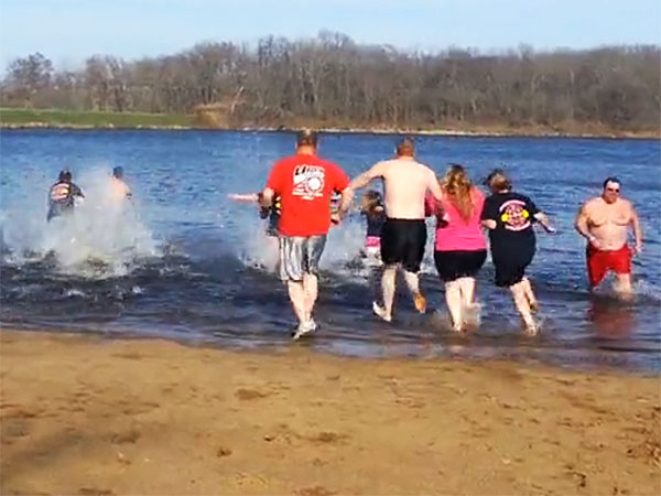 An Infant's Cancer Fight Gets a Lift from a Polar Plunge| Cancer, Real People Stories