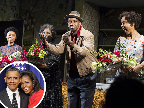 President and First Lady See A Raisin in the Sun