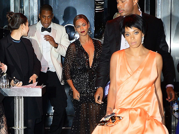 solange jay z beyonce elevator video