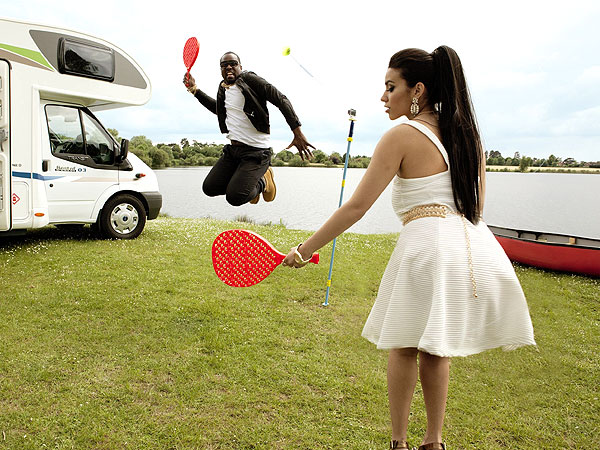 Kim Kardashian and Kanye West Go Camping in Spoof Honeymoon Photos| Wedding, Kanye West, Kim Kardashian