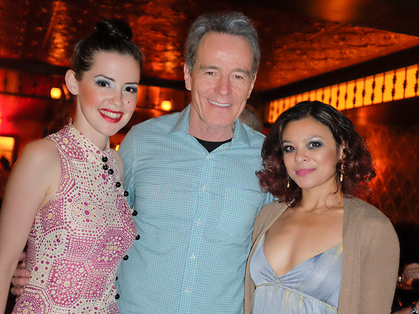 Bryan Cranston & Broadway Costars Watch Burlesque Show