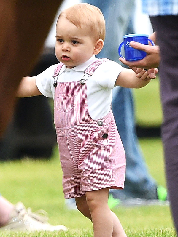 Prince William Jokes That George Will Outrun Him 'Very Soon'| The British Royals, The Royals, Kate Middleton, Prince George, Prince William