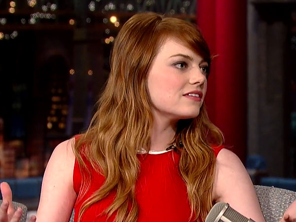 Emma Stone Tells David Letterman How Her Dead Grandfather Leaves Her Quarters