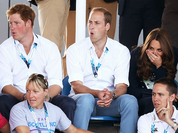 Prince William, Princess Kate and Prince Harry Attend the Commonwealth Games| The Royals, Kate Middleton, Prince Harry, Prince William