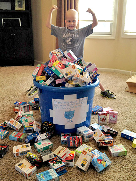 Battling Cancer, Noah Wilson, 6, Collects Superhero Bandages for Sick Kids| Heroes Among Us, Good Deeds, Real People Stories, Real Heroes